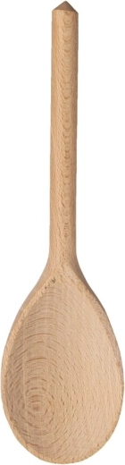 Træ oval ske 20 cm