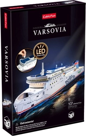 3D-puslespil Cubic Fun færgen Varsovia - 1 stk.