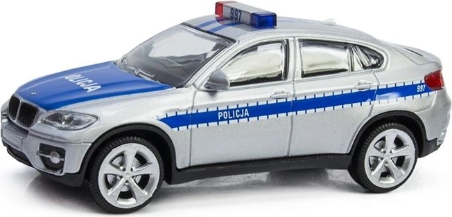 Rastar BMW X6 politibil 1:43 - 1 stk.