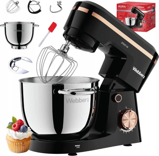 Planetarisk køkkenmaskine 5,2 l WEBBER Aura