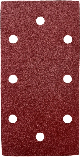 Slibeblade 93 × 185 mm, korn 180, 8 huller, med velcro (5 stk)