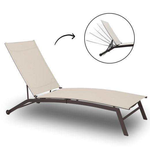 Justerbart ryglæn til fuldkommen afslapning