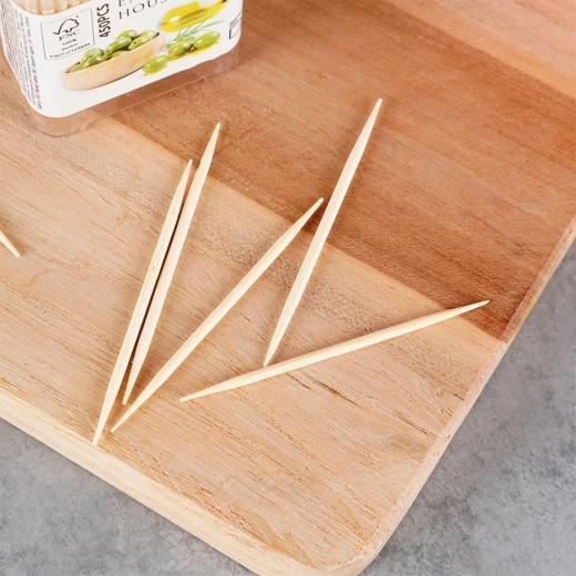 Naturlig bambus, glatte og stærke