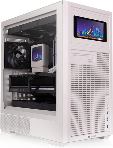 Retrodesign med sidepanel i glas