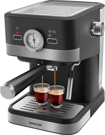 Espressomaskine Sencor SES 1721BK til espresso og cappuccino