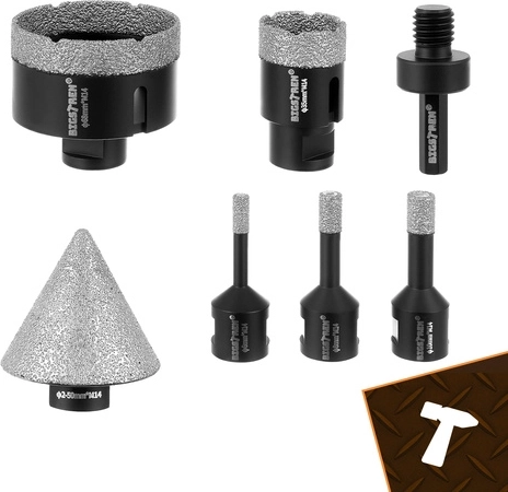 Hurtigt og rent snit takket være dobbelt lag diamanter