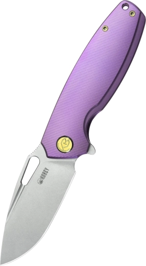 Kubey Tityus foldekniv 8,6 cm, lilla titanium
