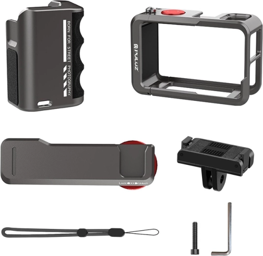 Cold shoe og vippe-udløserknap