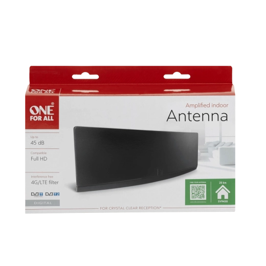 Forstærkning op til 45 dB for stabil modtagelse