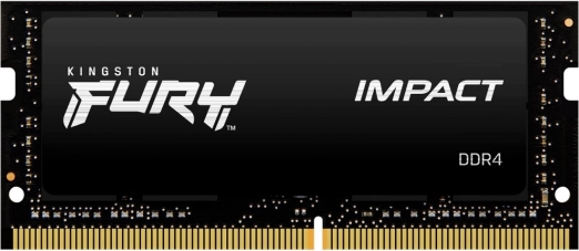 Kingston Fury Impact DDR4 SODIMM 16GB/3200MHz hukommelse