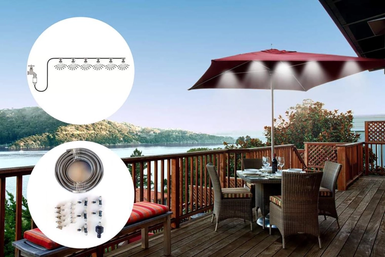 Kølende tåge til udendørs hygge