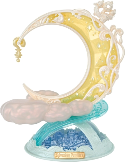 Magisk stander med måne og skyer