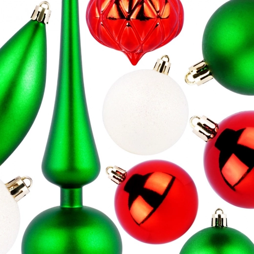 Mat, glans og glimmer i traditionelle farver