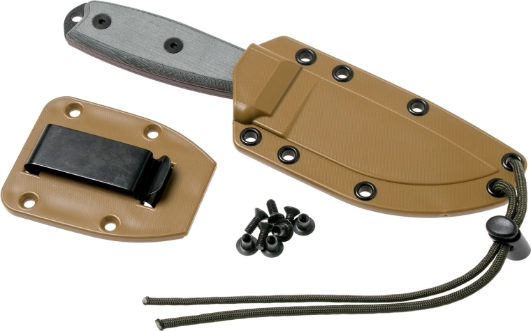 Kydex-skede i Coyote med mulighed for MOLLE-montering