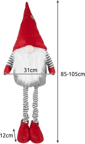Teleskopisk højde 85–105 cm