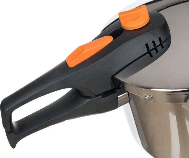 Bekvem betjening med orange elementer