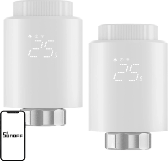 Sonoff ZigBee TRVZB termostathoved (2 stk.)