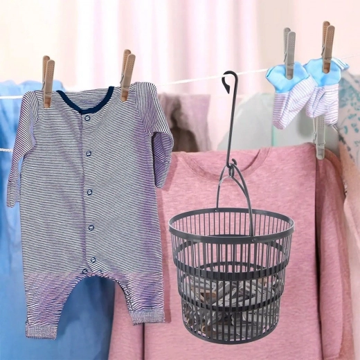 Sammenfoldelig ophængskurv altid lige ved hånden