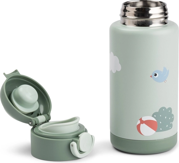 Done by Deer termoflaske Playground grøn 340 ml