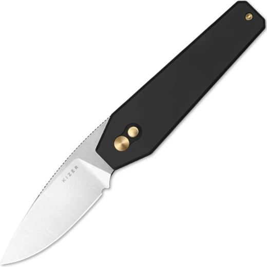 Kizer Tomb aluminium foldekniv – sort