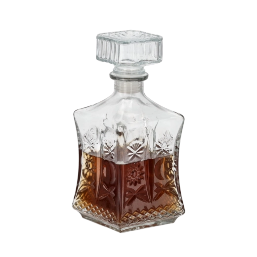 Glasprop med tætning til bevaring af aroma