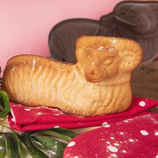 Detaljeret 3D-form af påskelam