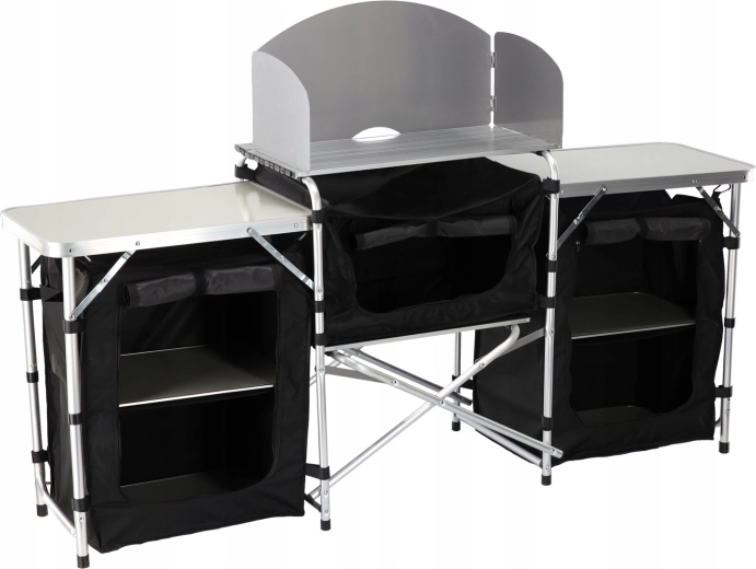 Stabil konstruktion med vindskærm