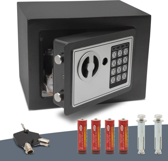 Mini-elektronisk pengeskab
