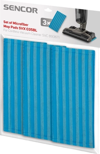 Sencor sæt med moppepuder i mikrofiber til SVC 89/06/86