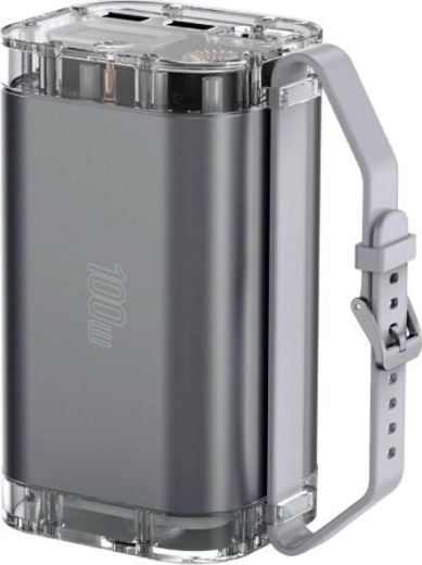 Powerbank Lucid Ultra 40000 mAh 100 W grå