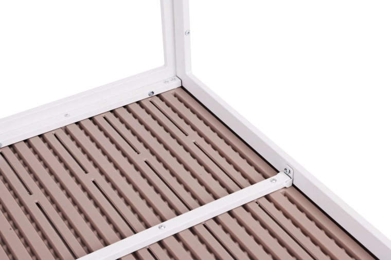 Stabil stålramme og beskyttende fødder