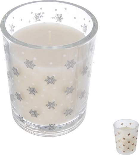 Duftlys i glas 8 cm, mix