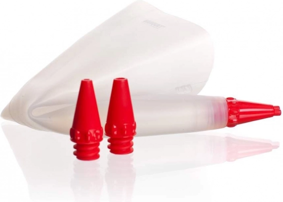 Silikonedekoratør 30,5 cm rød