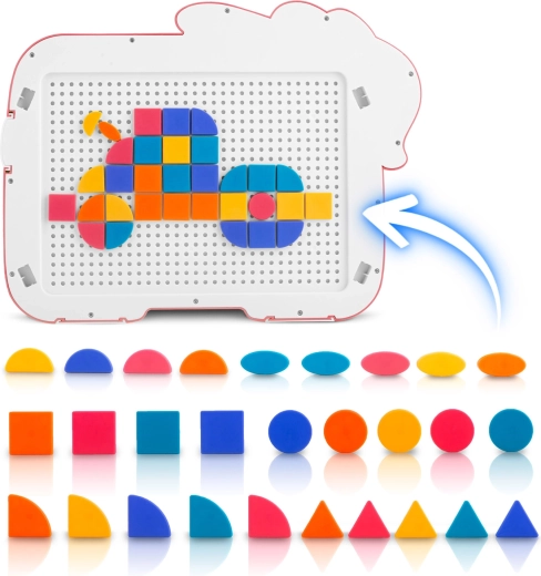 Tangram-mosaik til udvikling af logik og fantasi
