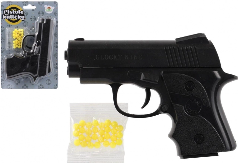 Plastpistol til kugler 14 cm