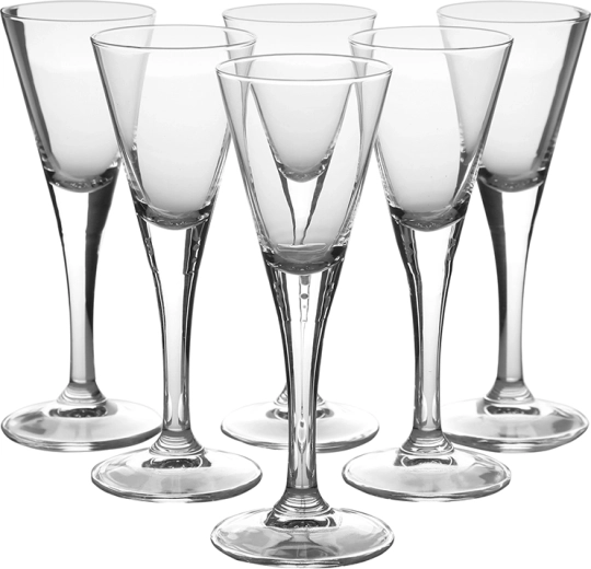 Diamond sæt med 6 likørglas 55 ml
