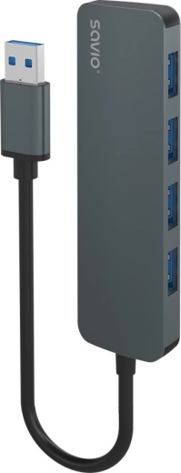 Savio 4-ports USB-hub 3.1 Gen 1 (USB‑A)