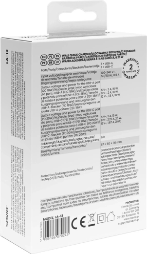 Komplet sæt med USB‑C – USB‑C‑kabel