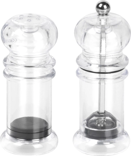 Maling af peber og præcis dosering af salt