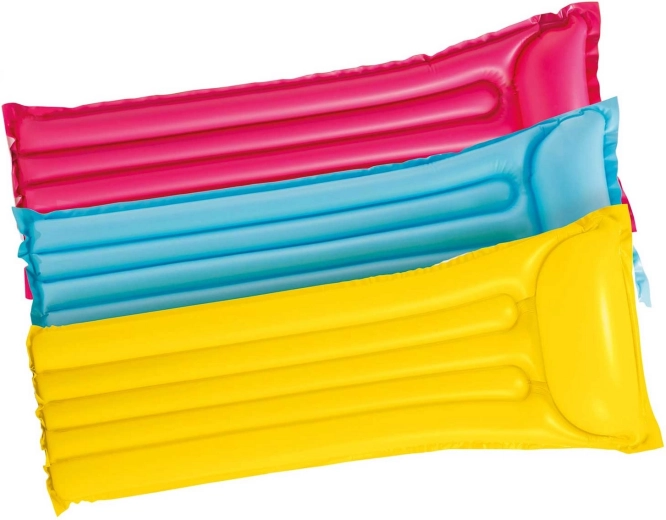 Oppustelig luftmadras til vand Intex blå 183 × 69 cm