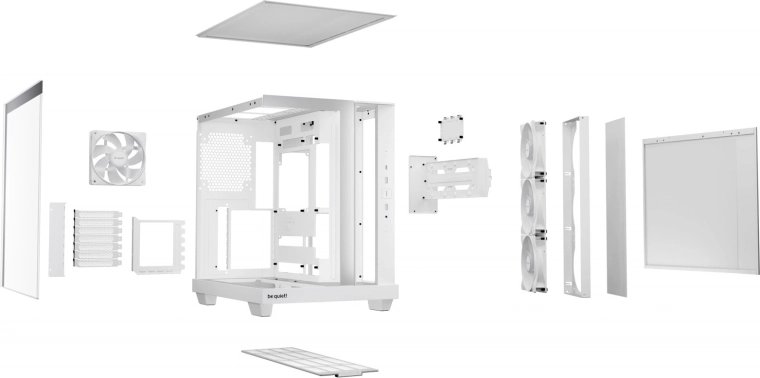 Modulært rum og støtte for back‑connector‑bundkort