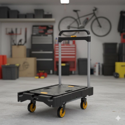 Sammenklappeligt håndtag for at spare plads