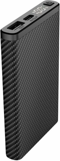 To porte: USB‑A og USB‑C (IN/OUT)