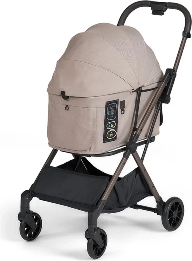 FIKAGO klapvogn til hunde og katte Sandy Beige
