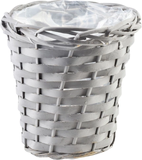 Naturligt fletlook i grå