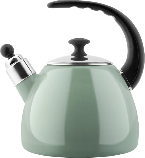 Emaljeret kedel Balbina Kegle 2,5 l salvie