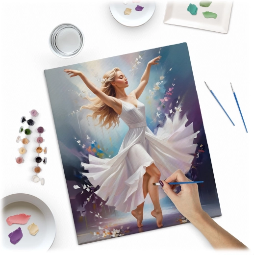 Komplet sæt inkl. 30 farver og 3 pensler