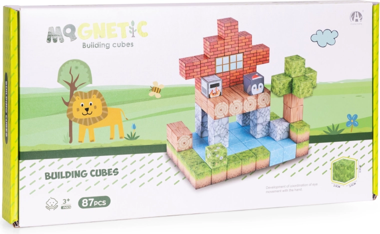 Magnetiske klodser, der holder formen