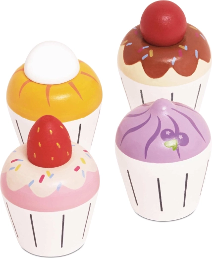 Le Toy Van træmuffins – sæt med 4 stk.
