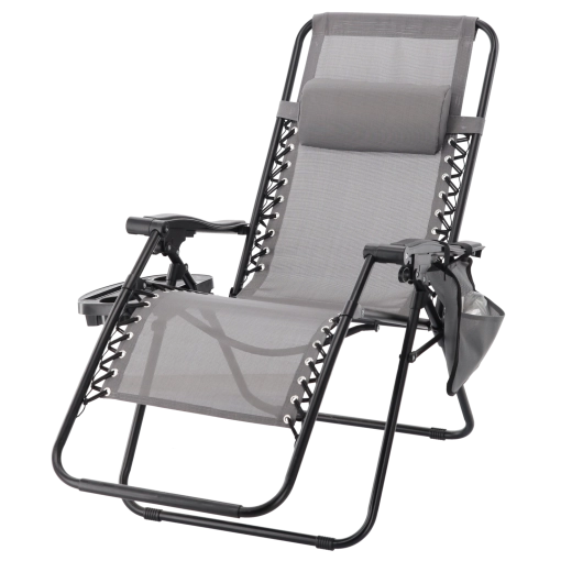 Åndbart Textilene og robust stålramme